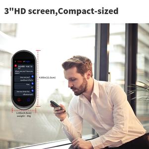 VORMOR Z8, traductor de voz de alta precisión fuera de línea, tarjeta TF, traducción de 137 idiomas, Mini traductor parlante, Kit de viaje - Product Image 4