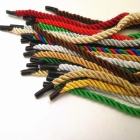 Vente en gros de corde en polyester ronde de 5mm avec 3 brins de corde torsadée pour sac en papier