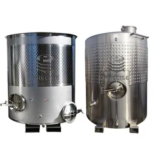 Factory direct supply SS316L grade stainless steel forklift wine fermenter tank Fermentation tank 1000 litre movable forklift st