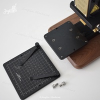 Mini Máquina Manual de Grabado en Relieve para Etiquetas de Cuero, Máquina de Estampado en Caliente