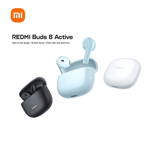 Redmi Buds 8 In-ear Semi-in-Ear for 5.4 ENC Noise Cancellation LED Flashlight 5-10 Hours Playtime Type-C Hi-Fi Sound