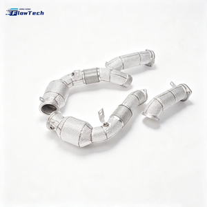 Downpipe turbo haute performance pour BMW M5 G90 berline G99 Touring S68 4.4L V8 bi-turbo en acier inoxydable 304, tuyau de course à haut débit - Product Image 6