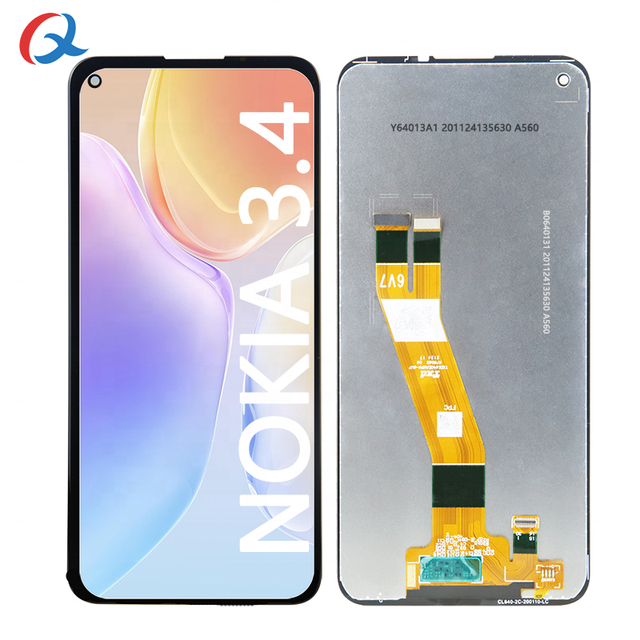 Pantalla LCD for Nokia 3.4,piezas De Repuesto,6,6 Pulgadas,Digitalizador De Pantalla Tactil
