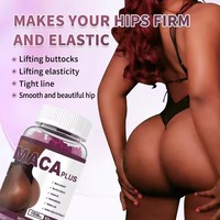 Gummies de Maca pour l'augmentation des fesses et des hanches, suppléments de racine de Maca Plus pour femmes
