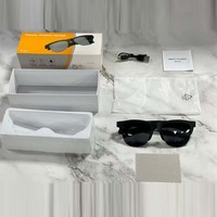 Lunettes de soleil intelligentes F01 Fashion avec verres anti-UV, appel BT, casque audio sans fil, haut-parleurs HiFi, contrôle tactile, musique en continu