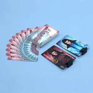 Özel baskı Oracle Cardstrue Tarot güverte Tarot siyah kız onaylamaları siyah ve altın folyo Tarot