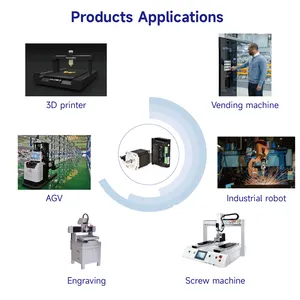 EMTECH kit driver loop Hybrid dan 1.8 derajat kit tertutup motor closed-loop kontroler efisiensi tinggi stepper stepper driver