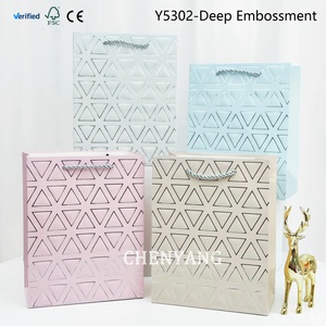 Sacs en papier biodégradables de luxe pour bijoux pakistanais, sacs transparents personnalisés pour femmes, boîtes secrètes tendance - Product Image 1