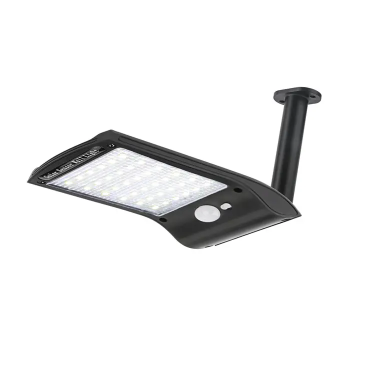 Lumières de sécurité à énergie solaire imperméables Lumières murales sans fil LED CE 3.7V Capteur solaire moderne Le capteur de contrôle de clôture 36 280