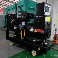 Groupe électrogène diesel Wilba Power Engine 80KW 100kVa à châssis ouvert, prix usine, avec capot super silencieux
