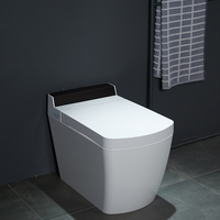 WC intelligent SL660 au design japonais minimaliste, suspendu, sans réservoir, cuvette allongée blanche, siège à fermeture douce – Meilleures ventes