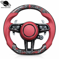 Volant en fibre de carbone pour Porsche 981 991 992 718 Macan Panamera 971 Cayenne Taycan Boxster Cayman GT Macan
