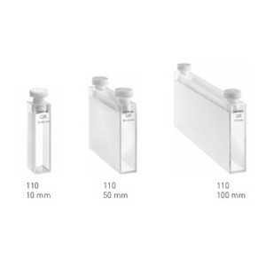 Cubetas Hellma de vidrio de 1 mm y 10 mm para espectrofotometría de laboratorio - Product Image 2