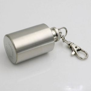 <b>Mini</b> Stainless Steel Flask With Thermal Insulation and Vacuum Flask Keychain Accessory - Product Image 2