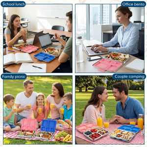 Custom Unique Sandwich Portable Microwave Leak Proof Bento Lunch <b>Box</b> 304 Stainless Steel Lunch <b>Box</b> for Adults Metal Tiffin <b>Box</b> - Product Image 4