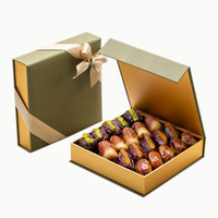 Emballage alimentaire en carton rigide avec logo personnalisé en gros de Chine boîtes à couvercle magnétique emballage de boîtes de dessert bonbons baklava