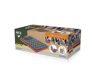 Bestway 67703 illuminato gonflable Double Plus Size Cloth Indoor Living Room Roll & Relax <span class=keywords><strong>materasso</strong></span> ad aria <span class=keywords><strong>letto</strong></span> gonfiabile con cuscino - Product Image 6