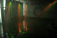 Projecteur laser à tête mobile DMX512 en aluminium pour DJ, mariages et bars