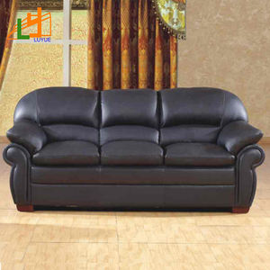 Barato sofá muebles para el hogar 3 plazas de cuero sofá de la esquina - Product Image 1