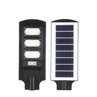 Lampu Jalan Tenaga Surya Luar Ruangan IP65 Tahan Air, Lampu Jalan LED Hemat Energi untuk Taman dan Halaman
