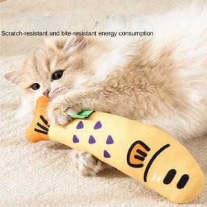 Mainan Ikan Kartun Lucu dari Plastik dengan Aroma Mint untuk Kucing Anak Kucing - Product Image 3