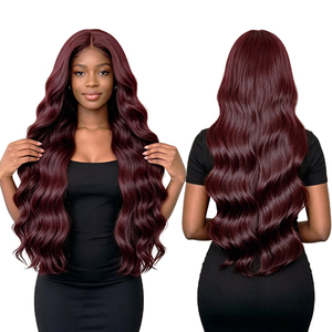 Body wave 180% Virgin 5x5 transparent color wig 1-22 inch <b>Silky</b> Soft Long Wavy Virgin Brazilian Cuticle Aligned Wig - Product Image 1