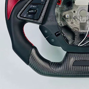 Volante de Fibra de Carbono y Cuero de Innovación Nueva al por Mayor para Chevrolet Camaro - Product Image 5