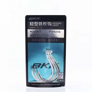 MISTER JIGGING 8070 3X NP fishing accessories bkk hook High-Carbon Steel metal jig assist hook jigging