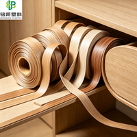 Bande de chantournage en PVC ABS résistante à l'humidité, texture personnalisée, directement de l'usine, pour meubles en bois