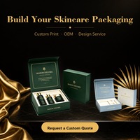 Emballage cosmétique personnalisé, boîte cadeau rigide magnétique avec insert en mousse pour les ensembles de flacons de sérum pour soins de la peau, OEM ODM, approvisionnement en gros