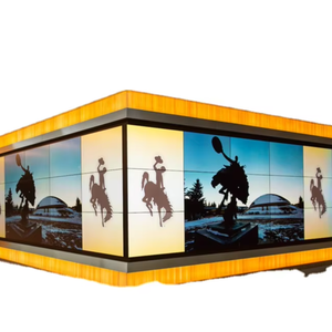 Ban đầu 55 'siêu hẹp bezel 0.88 mét đầy đủ màu sắc LCD video tường nối màn hình hoạt hình Anti-Glare Bảng điều chỉnh cho trung tâm mua sắm - Product Image 1