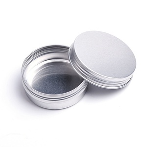 Refillable 5ml 10ml 15ml 30ml 50ml 100ml Round Cosmetic Containers Tin Metal Aluminum Can Cream <b>Jar</b> with Screw Lid - Product Image 6