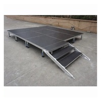 Kindawow éclairage en aluminium danse performance événement scène portable plate-forme de scène en aluminium extérieure concert événement à vendre