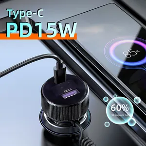 באיכות גבוהה PD 30W usb סוג c 45w mp3 טלפון מטען אוניברסלי לרכב טעינה מהירה טעינה מהירה