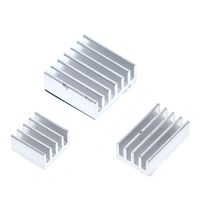 Para Raspberry Pi 4 disipador de calor 3 uds Kit disipador de calor de aluminio radiador Kit de refrigeración enfriador Raspberry Pi 4B