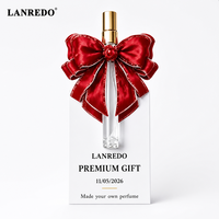 Flacon de parfum vide rechargeable en verre avec bouchon métallique à vis, 2ml, 3ml, 5ml, 8ml, 10ml, avec carte, idéal pour cadeau de mariage ou anniversaire