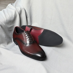 Chaussures Richelieu plates en cuir véritable souples et décontractées pour hommes, idéales pour le bureau et les occasions formelles - Product Image 5