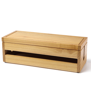 Wooden decorative cable management box for Cord Organizer & Wire Hider for Desktop Home Office Kitchen