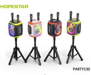 Altavoz Karaoke Inalámbrico Party130 2024 con Micrófono, Sonido Estéreo de Alta Fidelidad, Altavoces Portátiles con Subwoofer para Exteriores - Product Image 2