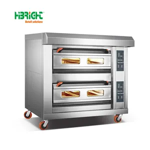 Commercial Stainless Steel Custom Restaurant Kitchen Equipment Baking Machine Pizza Deck Oven