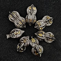 Jeu de dés polyédriques en alliage de zinc massif, forme étrange de cerveau et de tentacule, pour Call of Cthulhu, DND et jeux de rôle de table
