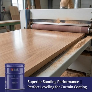 Primaire UV <span class=keywords><strong>à</strong></span> haute adhérence pour panneaux de meubles, vernis de base professionnel pour éviter le décollage du couche de finition sur les panneaux MDF - Product Image 1