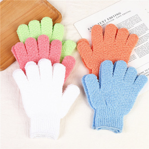 Guantes de baño de nailon hidratantes para el cuidado del baño del bebé - Product Image 3