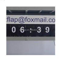 retro flip-down uhr flip-kalender uhr split flip flip analog uhr