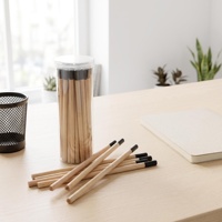 Crayon triangulaire HB en bois naturel, pointe noire, corps ergonomique, non toxique, pour enfants, écriture scolaire, vente en gros, logo personnalisé, OEM