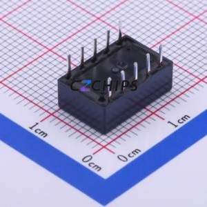 TQ2-24V Signal Relay DIP,9x14mm Relay 24V 2 Changeover: 2C (DPDT-Changeover)::: 110V-DC/125V-AC Silver + Gold Plated - Product Image 2