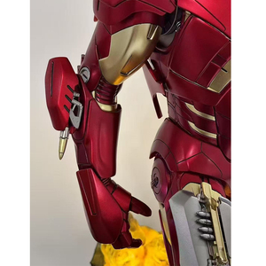 Mk7 Ironman tamaño pequeño 90cm resina artesanía modelo Marvel acción película personaje superhéroe - Product Image 4
