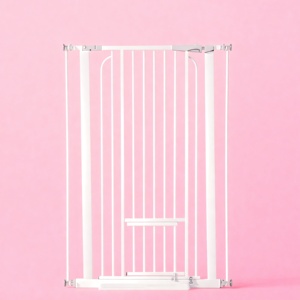 Barrière pour chat extra haute, barrière de sécurité pour animaux de compagnie à fixation par pression sans perçage, barrière pour <span class=keywords><strong>chien</strong></span> à fermeture automatique pour les portes et les escaliers - Product Image 5