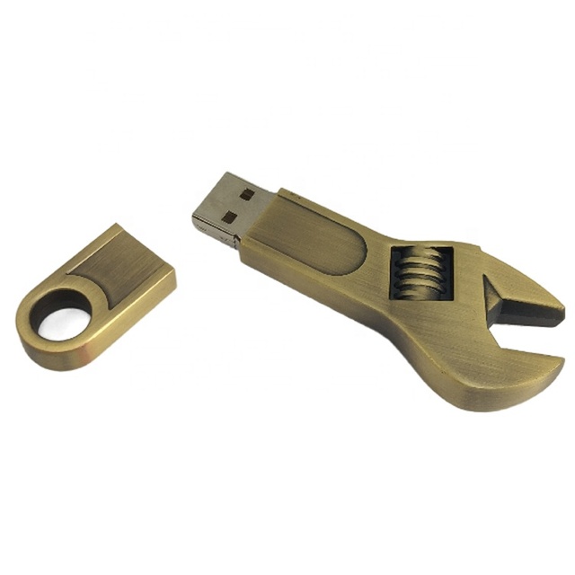 Customised Bulk Tools Pen Drive 1 Gb 4Gb 8Gb 16Gb 32gb Usb Jump Drive 32Gb 64Gb 2.0 3.0 Metal Wrench Usb Flash Drive With Logo