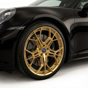 Rines Personalizados para Automóvil de 2 Piezas, 18 19 20 21 22 23 24 26 Pulgadas, Negros, Dorados, Cromados, Forjados en Aluminio para Porsche <span class=keywords><strong>911</strong></span> - Product Image 3